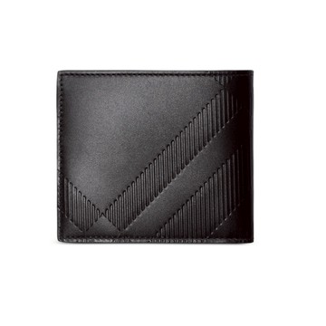 Burberry 80783491 格紋壓花雙折錢夾《當季專櫃正售★全新商品 》