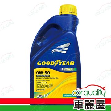 【固特異 GOODYEAR】機油 0W30 Ultra FE 1L 12入(車麗屋)