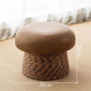 蘑菇凳 換鞋凳 40*30cm 玄關小凳子 家用矮凳 圓凳 客廳陽台坐墩 沙發腳凳