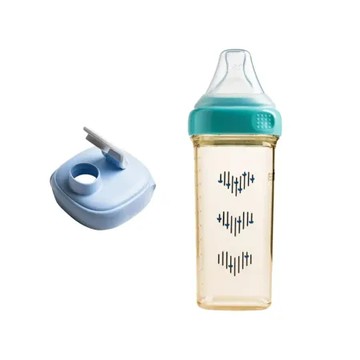 hegen x Selina聯名款 金色奇蹟PPSU多功能方圓型寬口奶瓶+水瓶2用組330ml【限量】