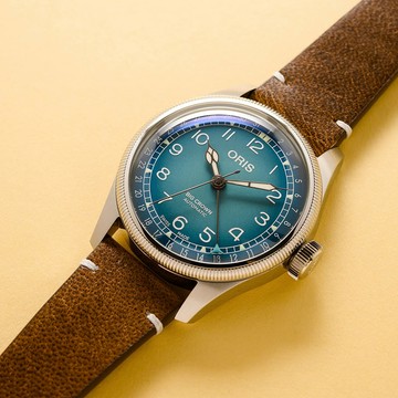 ORIS豪利時 Big Crown系列 Cervo Volante 聯名機械腕錶 38mm/0175477794065-Set