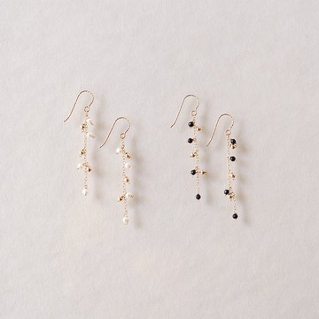 14KGF 冰柱耳環 / 夾式耳環