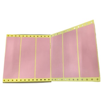 華麗牌 電腦列印標籤 WL-5018R 紅色  140 x 48mm  450張  1盒