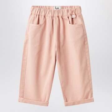 Pink cotton pants