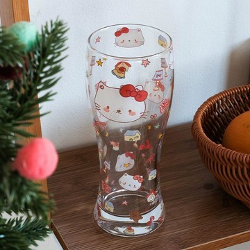 【Upton百貨】高顏值大容量啤酒杯卡通喝水杯子可愛家用果汁飲料杯玻璃杯牛奶杯