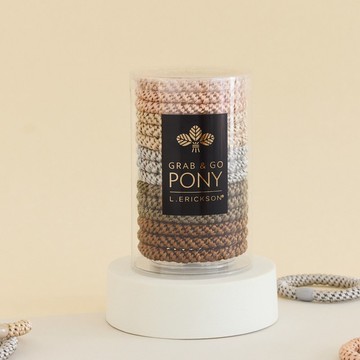 【L. ERICKSON 官方旗艦】 粗版 彈力髮圈桶 15入 || 寂靜森調||