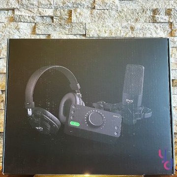 Audient EVO 4 錄音介面 套裝 聲卡 直播 宅錄 麥克風 監聽耳機 Podcast 贈軟體 公司貨