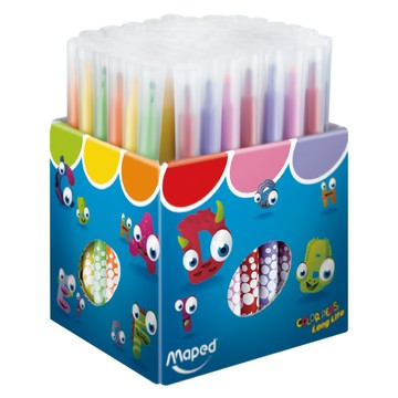 Maped COLOR PEPS Long Life 彩色筆 72色校園組  1組  12色