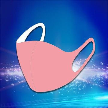 MIT遠紅外線3D防護口罩(嫩橘粉 成人 M-L)