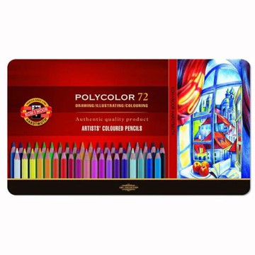 捷克製KOH-I-NOOR 72色 油性色鉛筆*3800