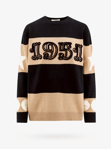 Wool and cashmere sweater with flocked 1951 motif - MAX MARA - gender_Woman