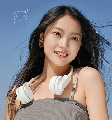 Fabufabu 二合一便攜式頸部冷凍風扇