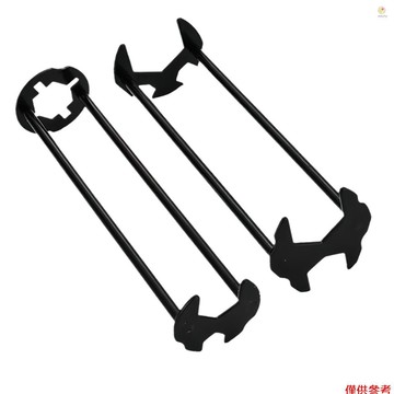 2 件裝面盆扳手水龍頭扳手水管工扳手 7 種尺寸水槽扳手套裝下水槽扳手水龍頭工具通用下水槽水管工扳手水龍頭扳手適用於狹窄