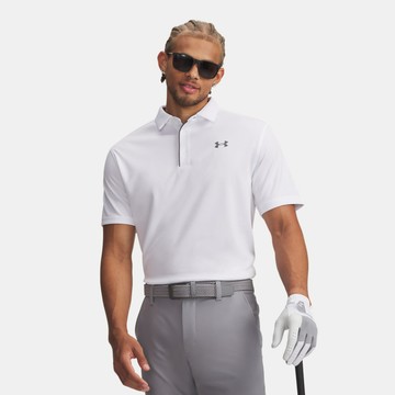 【UNDER ARMOUR】UA 男 Tech 短POLO_1290140-100
