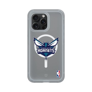 iPhone 15 Pro Max AirX 流變灰 - NBA - Logo-夏洛特黃蜂 Charlotte Hornets