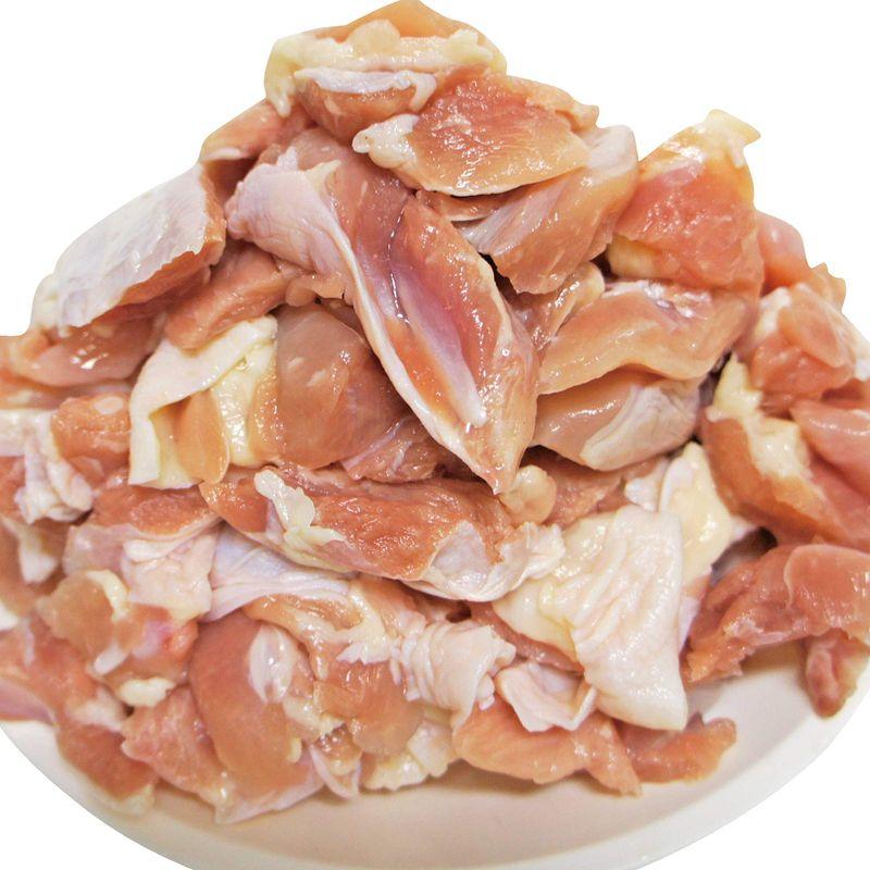 鶏もも角切り 500ｇ 冷凍品 ブラジル及びタイ産 pr