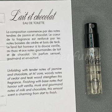 莎邦甜心巧克力Chabaud Maison de Parfum Lait et Chocolat1.5ml香水樣品試用裝