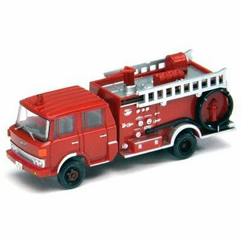 Nゲージ 消防車・救急車 10台セット　カーコレ・他　カスタム品 カスタム品】1/150 消防車両2台セット 小型消防ポンプ車