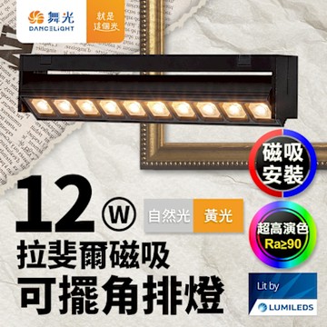 舞光 拉斐爾磁吸可擺角排燈 12W排燈 可擺角(黃光/自然光)