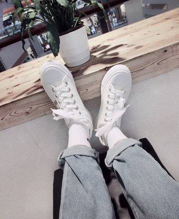 【JP.美日韓】高品質 豆豆鞋 懶人鞋 帆布鞋 低筒鞋 條文 線條 非 adidas 無印 簡約 百搭 小白鞋
