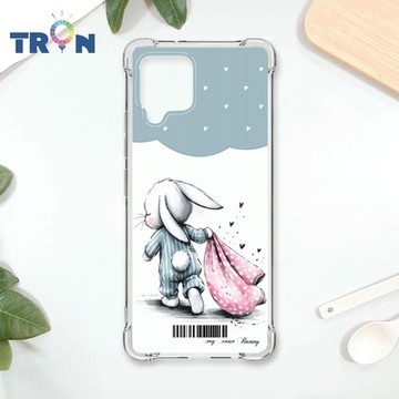 TRON 三星 A42 小動物的小被被 兔貓 四角防摔載具殼 軟殼 手機殼