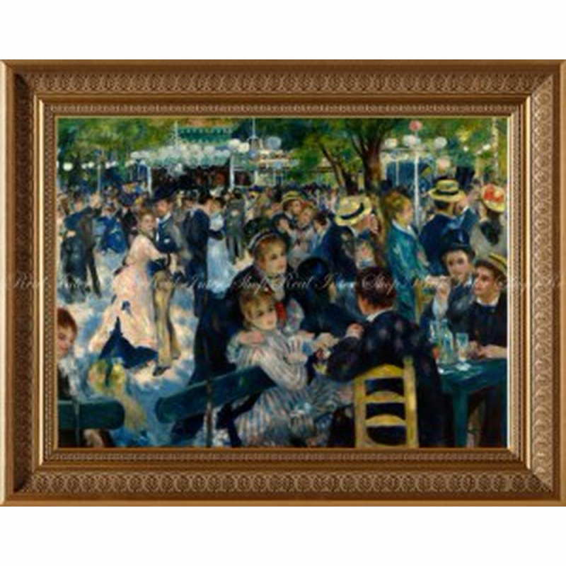 絵画風 壁紙ポスター ルノワール ムーラン ド ラ ギャレット 1876年 オルセー美術館 額縁印刷 K Rnr 001sg2 594mm 470mm 通販 Lineポイント最大1 0 Get Lineショッピング