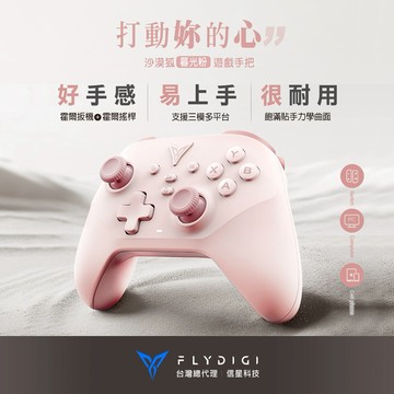 FLYDIGI 飛智 沙漠狐 遊戲手把 (暮光粉)_台灣總代理 信星科技