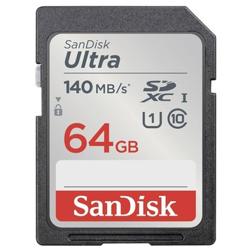 SanDisk 晟碟 Ultra SDXC記憶卡  64GB  1個