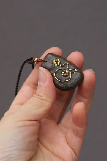 壹染指原創香品 手捏系列 | 古法小龍涎香 黃銅絲鑲嵌 | 僅一件