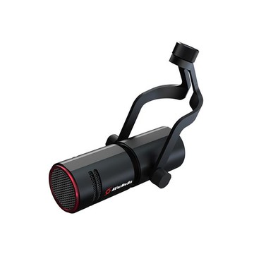 AVerMedia 圓剛 AM330 黑鳩動圈式麥克風