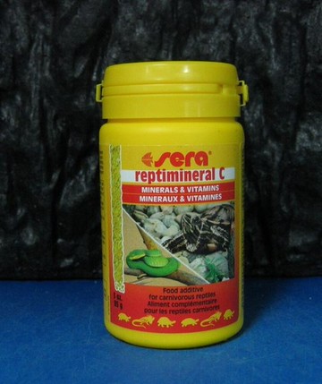 【西高地水族坊】德國Sera 肉食性爬蟲類維他命.礦物質.鈣粉 100ml