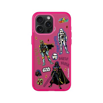 iPhone 15 Pro Max Clear 粉漾桃 - 迪士尼-星際大戰 Star Wars - 星際大戰 – 黑暗勢力貼紙