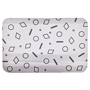 收納王妃 自創軟式珪藻土地墊  60 x 40 x 0.5cm  幾何灰  1件