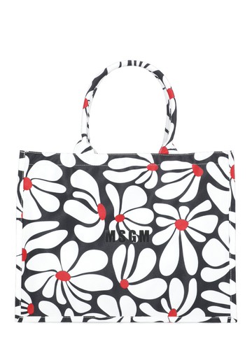 MSGM Canvas Tote Bag