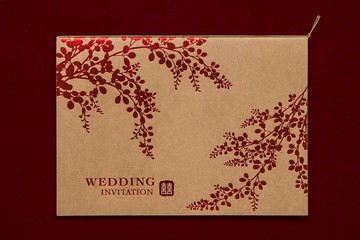 玉樹瓊枝 喜帖樣本