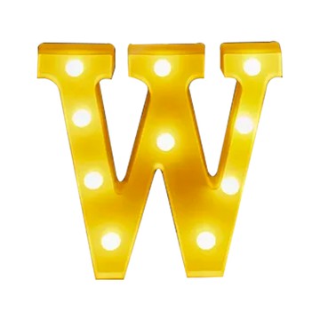 生活King 字母裝飾燈 LED燈珠 高約22CM 寬約18-23CM 電池供電  W 暖白色