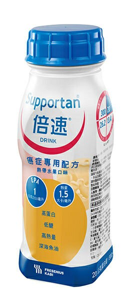 倍速 癌症專用配方 熱帶水果口味 200ml*24罐/箱 [美十樂藥妝保健]