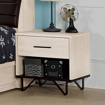 【H&D東稻家居】床頭櫃/收納櫃/置物邊櫃(TJS1-03842)