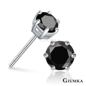 GIUMKA單鑽耳釘小耳環925純銀耳環(多款任選)