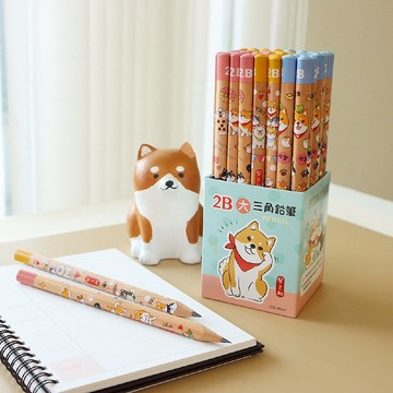 柴之助 / 2B 大三角鉛筆 (三圖) 單支入