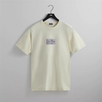 美潮現貨Kith Ornamental Hebrew Tee貼布logo短袖T恤男女寬松
