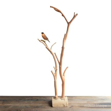 免運 幹樹枝雙樹杈站鳥架原木去皮衣帽架落地衣架客廳創意擺件裝飾森係 裝飾木棍掛毯窗幔枯樹枝