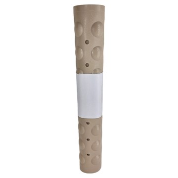 台灣 Life plus 日式簡約TPE浴室防滑地墊吸盤腳踏墊  38 x 70cm  卡其色  1個