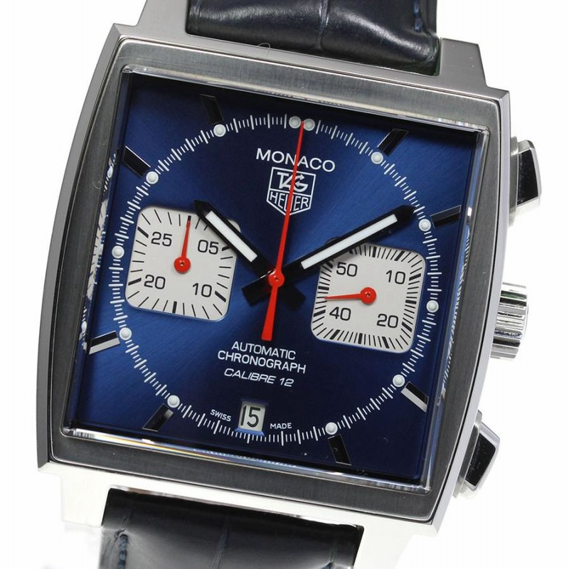【2024】三越のお歳暮・冬ギフト ☆良品【TAG HEUER】タグホイヤー CAW2111 クロノグラフ モナコ モナコ