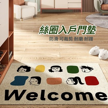 地墊 入戶地墊 絲圈地墊 INS風 卡通 入戶地墊 PVC地墊 絲圈 玄關 耐磨耐髒 進門地墊 易打理墊子