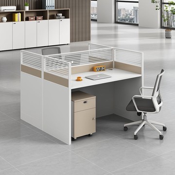 屏風辦公桌椅組合員工位四4人位6卡座辦公室電腦桌職員桌簡約現代341-LPS 保售後