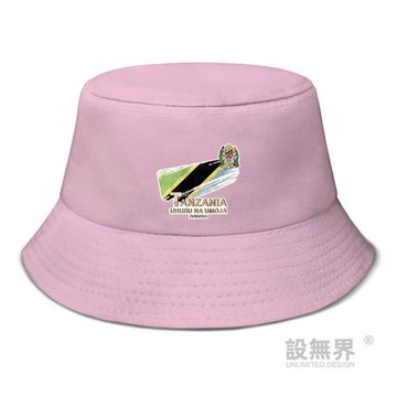 設無界 坦桑尼亞多多馬國旗標志漁夫帽男女帽子休閑遮陽帽夏0010