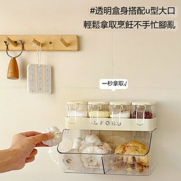 〖𝑽𝒊𝒗𝒂 𝑯𝒐𝒎𝒆〗廚房置物架 調味料收納架 調味料收納盒 鹽巴調味盒 密封調味罐 浴室收納 沐浴乳架 咖啡架 收納架