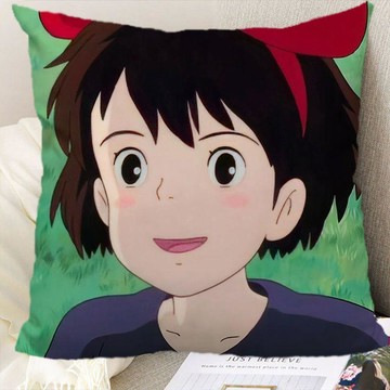 【台灣免運⭐️】魔女宅急便抱枕周邊 沙發裝飾抱枕靠墊靠枕 小魔女琪琪抱枕 魔女宅急便抱枕 客廳臥室床頭靠墊正方形宿舍靠枕