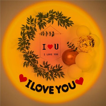 結婚戀愛一周年紀念日場景浪漫布置氣球背景墻表白七夕情人節裝飾